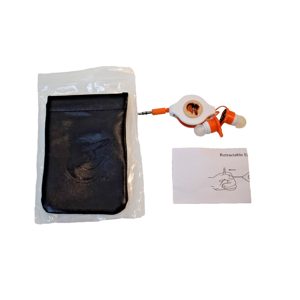 Baltimore Orioles Retractable Ear buds with Pouch SGA Baseball